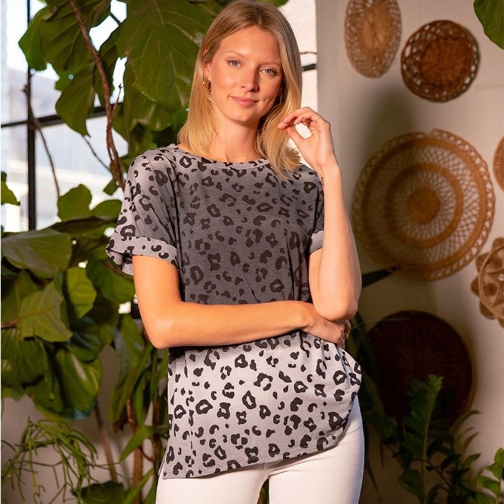 SEW IN LOVE, Ombre Leopard Bulgari Curvy Top